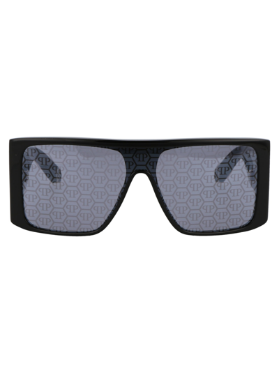 Philipp Plein Plein Revolution Paris Sunglasses In Grey