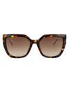 Chopard Women's Titanium Sunglasses In 0745 Havana