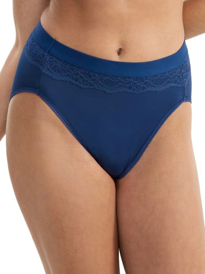 Bali Women's Light Leak Protection Hi-cut Brief Period Underwear Dfllh1 In In The Navy