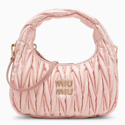 Miu Miu Miu Wander Orchid-coloured Matelassé Bag In Purple