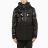 MOOSE KNUCKLES DUGALD BLACK NYLON PADDED JACKET