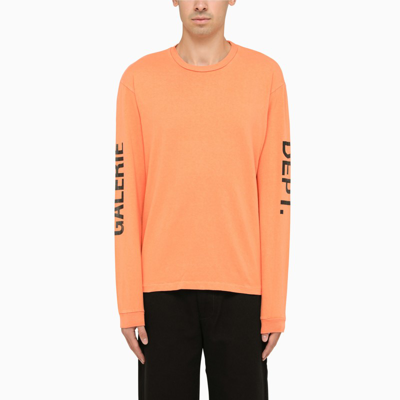 Gallery Dept. Orange Cotton Crew Neck Sweatshirt