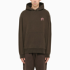 PRESIDENT'S BROWN COTTON HOODIE