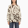 Etro 'paisley' Sweater In Brown