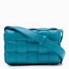Bottega Veneta Padded Cassette Mallard Blue Leather Bag In Light Blue