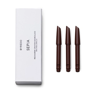 Byredo All-in-one Brow Pencil 3-pack Refill In Sepia 02