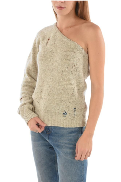 Helmut Lang Women's  Beige Other Materials Sweater