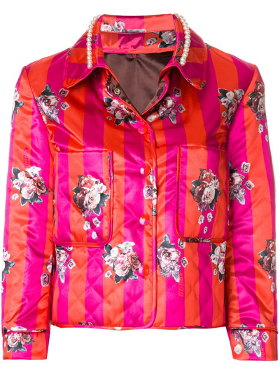 Golden Goose Womens Red Polyester Outerwear Jacket