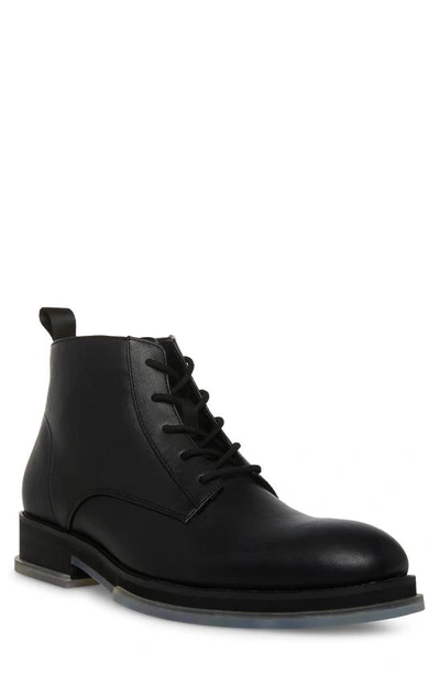 Madden Faux Leather Boot In Black