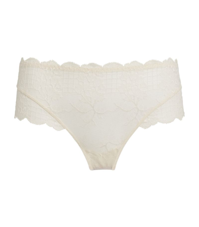 Simone Perele Lace Shorty Briefs In Pink