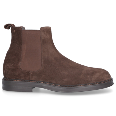 Henderson Chelsea Boots 82503 Suede In Brown