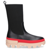 Moncler Chelsea Boots Chelsea High Calfskin In Black