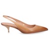 SANTONI SLINGBACK PUMPS 59996 NAPPA LEATHER