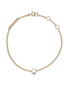 DELFINA DELETTREZ 18KT YELLOW GOLD TWO IN ONE BRACELET