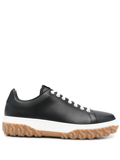 THOM BROWNE COURT LACE-UP SNEAKERS