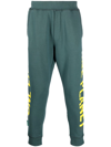 Dsquared2 Logo-print Cotton Track Pants In Green