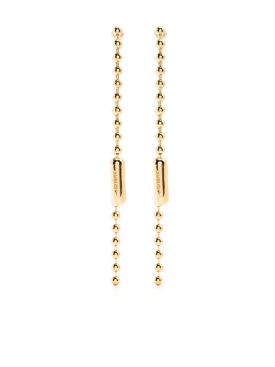 Ambush Ball-chain Drop Earrings In Gold