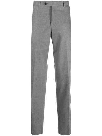 Moorer Straight-leg Trousers In Grau