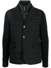 MOORER BUTTON-UP PADDED DOWN JACKET