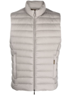 MOORER QUILTED-FINISH ZIP-UP GILET
