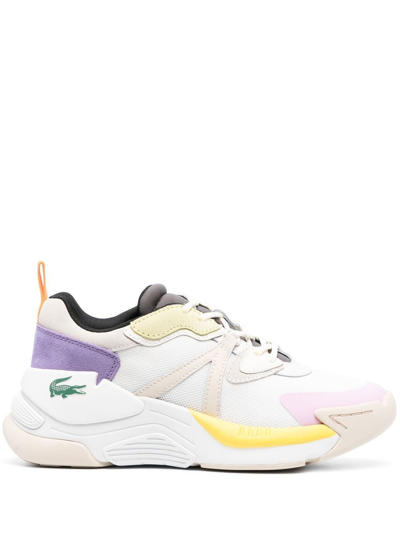 Lacoste Women's Lw2 Xtra Leather Color-block Sneakers - 6.5 In White