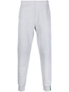 Lacoste Logo-patch Track Pants In Grau