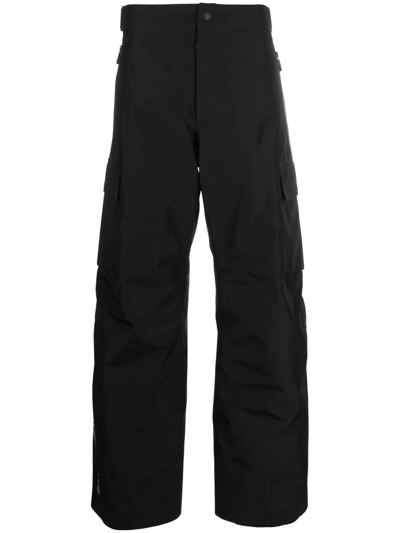 Moncler Black Cargo Pocket Ski Trousers