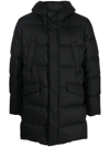 HERNO HOODED GOOSE-DOWN PADDED COAT