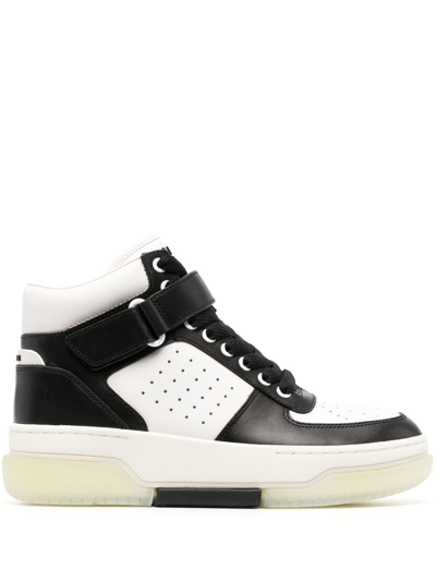 Amiri Black Stadium High-top Leather Sneakers