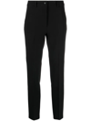 Seventy Slim-fit Tailored Trousers In Schwarz