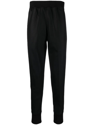 JIL SANDER ELASTICATED WOOL TRACK PANTS