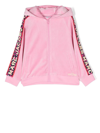 Marc Jacobs Jacquard Logo-tape Track Jacket In Rosa