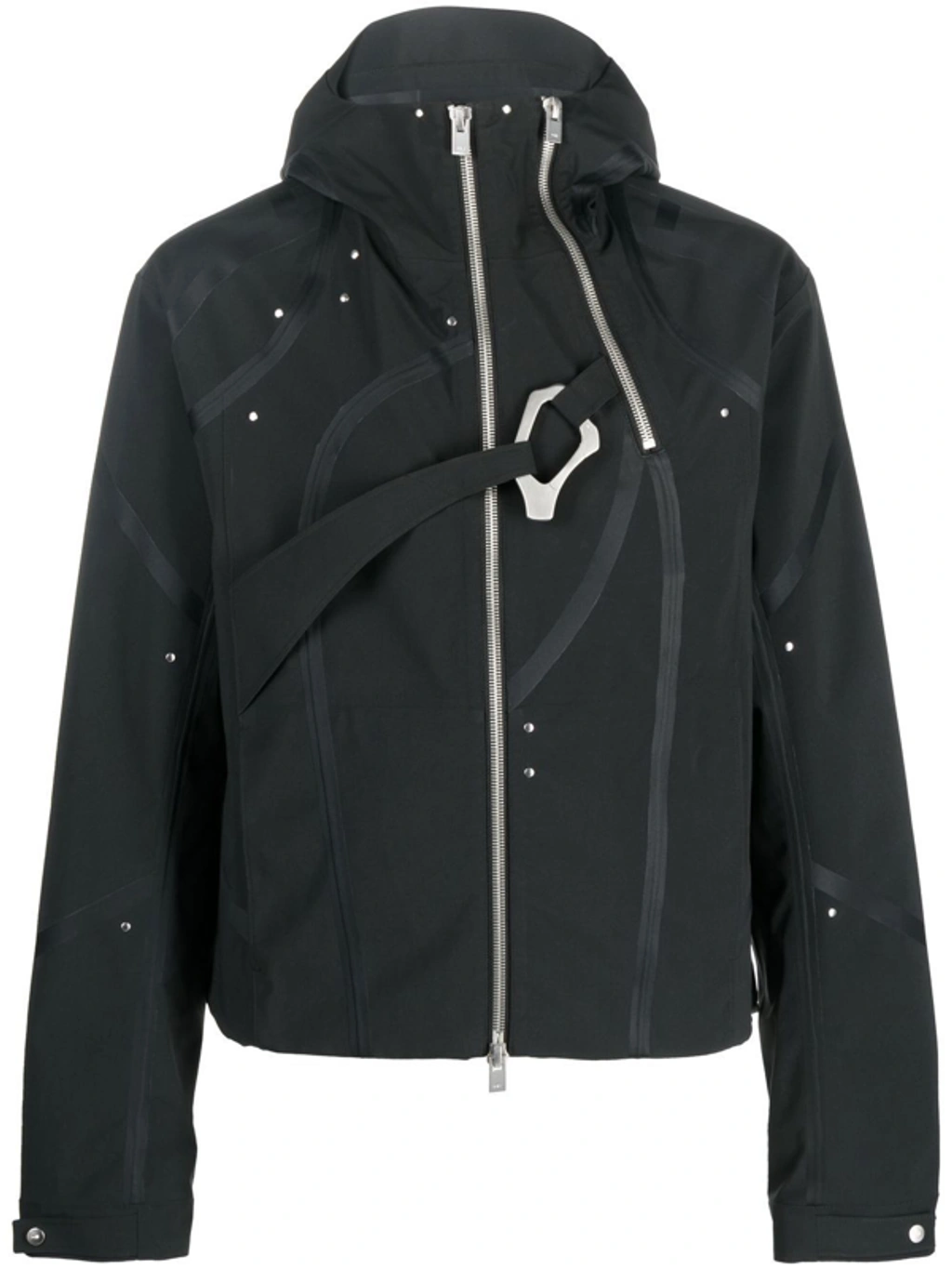 Heliot Emil Black Cloisterd Technical Jacket | ModeSens