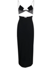 Amazuìn Hailey Midi-dress In Schwarz
