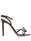 GIANVITO ROSSI 115MM CRYSTAL-DETAIL SANDALS