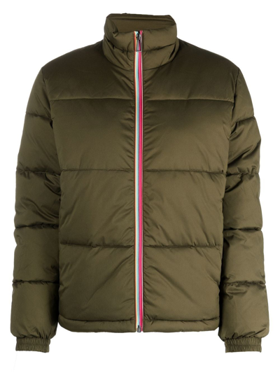 Green Paul Smith Puffer Jacket PAUL SMITH DOWN JACKET 36 Olive