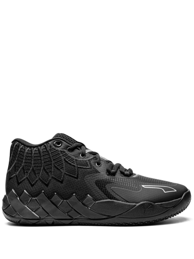 Puma X Lamelo Ball Mb.01 High-top Sneakers In Black/grey/multi