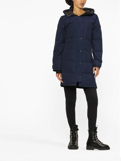 Canada Goose Shelburne Parka Coat In Atlantic Navy