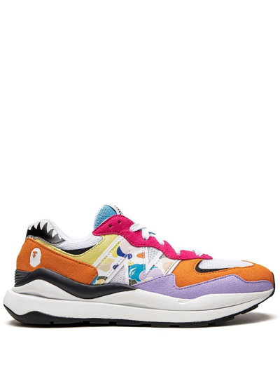 New Balance X Bape 57/40 "multicolor" Sneakers In White