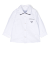 Tartine Et Chocolat Logo-embroidered Shirt In Weiss