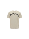 Palm Angels T-shirt In Beige