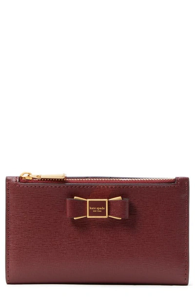 Buy KATE SPADE Knott Small Compact Wallet, Autumnal Red Color Women