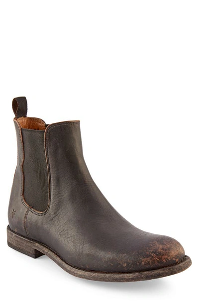 Frye Tyler Chelsea Boot In Black Leather
