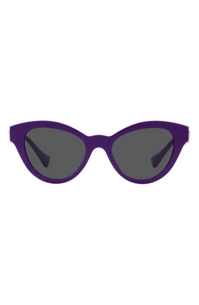 Versace 52mm Cat Eye Sunglasses In Purple