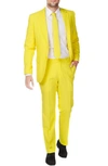 Opposuits 'yellow Fellow' Trim Fit Two-piece Suit With Tie In Yellow