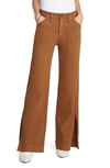 Wash Lab Denim Relaxed Straight Leg Jeans In Rust