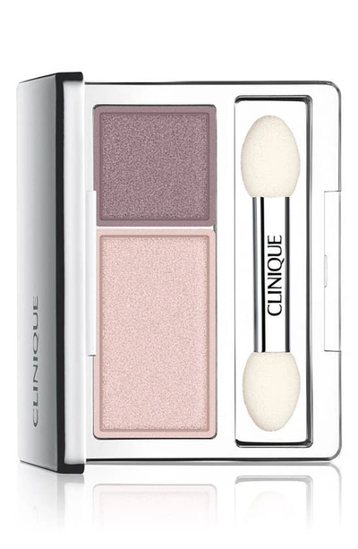 Clinique All About Shadow Eyeshadow Duo In Twilight Mauve/ Brandied Plum
