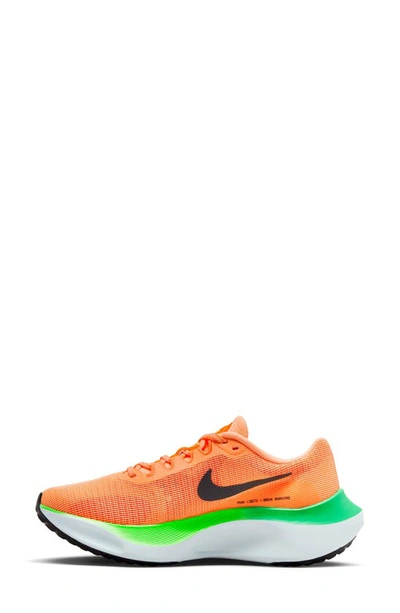 Nike Orange Zoom Fly 5 Sneakers In Orange/ Black/ White