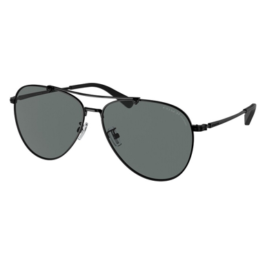 Coach Grey Aviator Mens Sunglasses Hc7136 939381 60 In Black