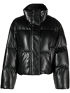 STAND STUDIO CONCEALED-FRONT PADDED JACKET